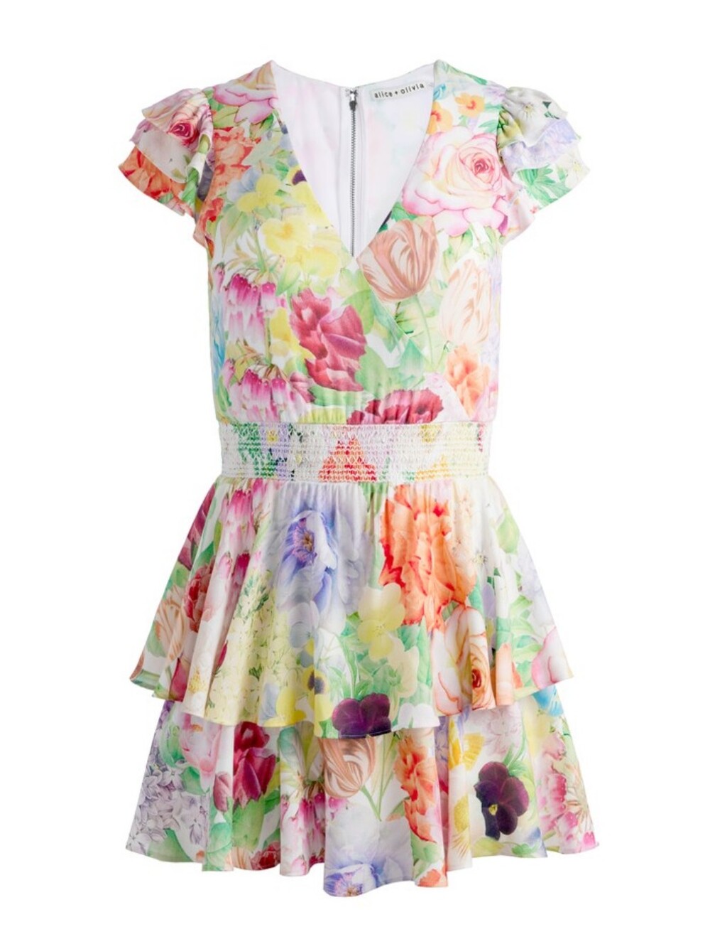 Alice+Oliva MARISKA RUFFLE ROMPER - Picture 5 of 6